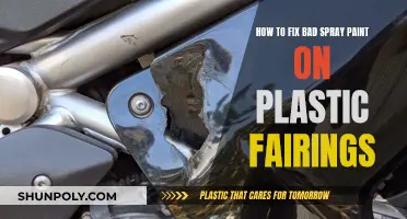 Fixing Spray Paint on Plastic Fairings: A Step-by-Step Guide