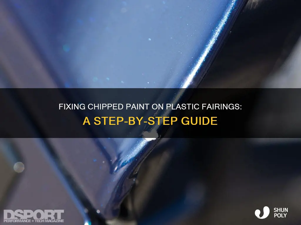 how to fix chipping paint on plastic fairings