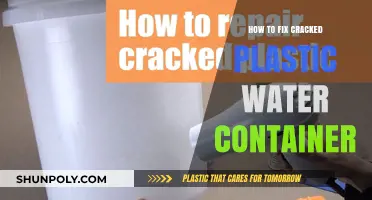 Repairing Cracked Plastic Water Containers: A Simple Guide