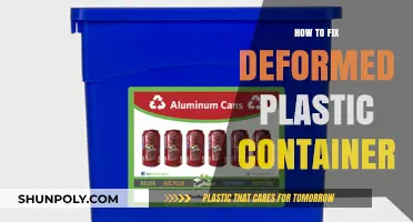 Repairing Deformed Plastic Containers: A Step-by-Step Guide