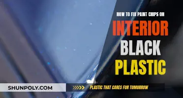 Repair Paint Chips on Car Interior Black Plastic Like a Pro