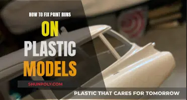 Fixing Paint Runs: Smooth Plastic Model Perfection