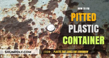 Repairing Pitted Plastic Containers: A DIY Guide
