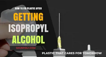 Repairing Plastic Damaged by Isopropyl Alcohol: Effective Restoration Techniques