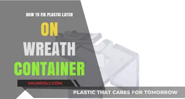 Repairing Plastic Latch on Wreath Container: Quick Fix Guide