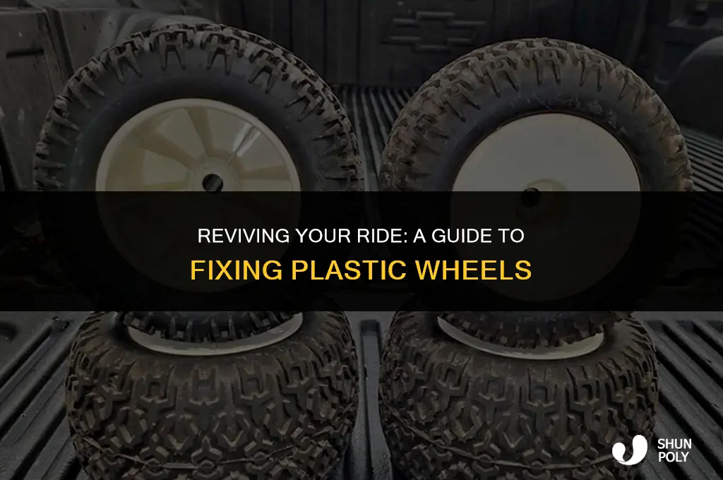 how to fix plastic whe