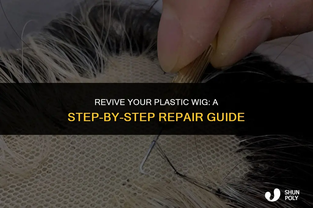 how to fix plastic wig