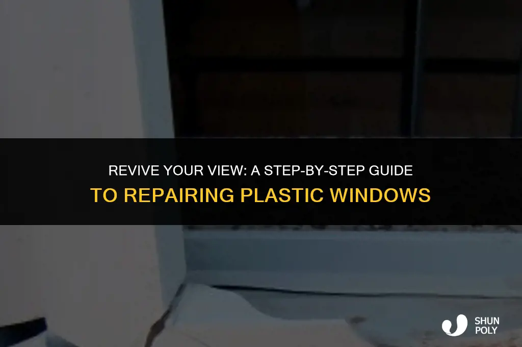 how to fix plastic window