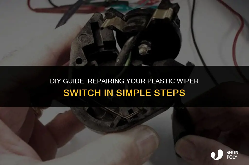 how to fix plastic wiper switch