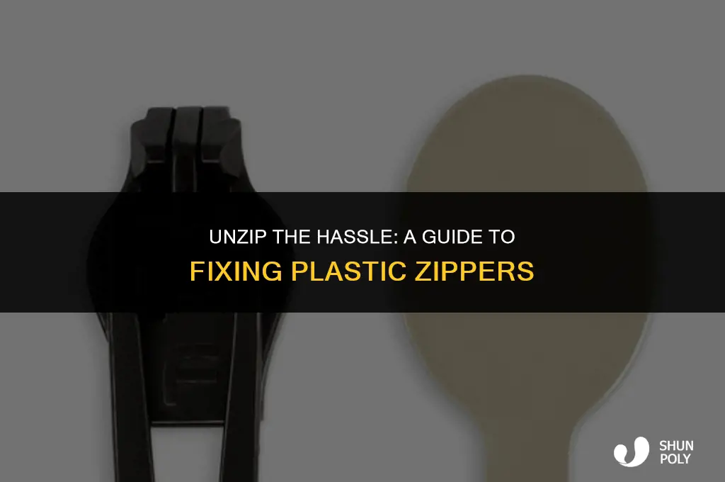 how to fix plastic zippers