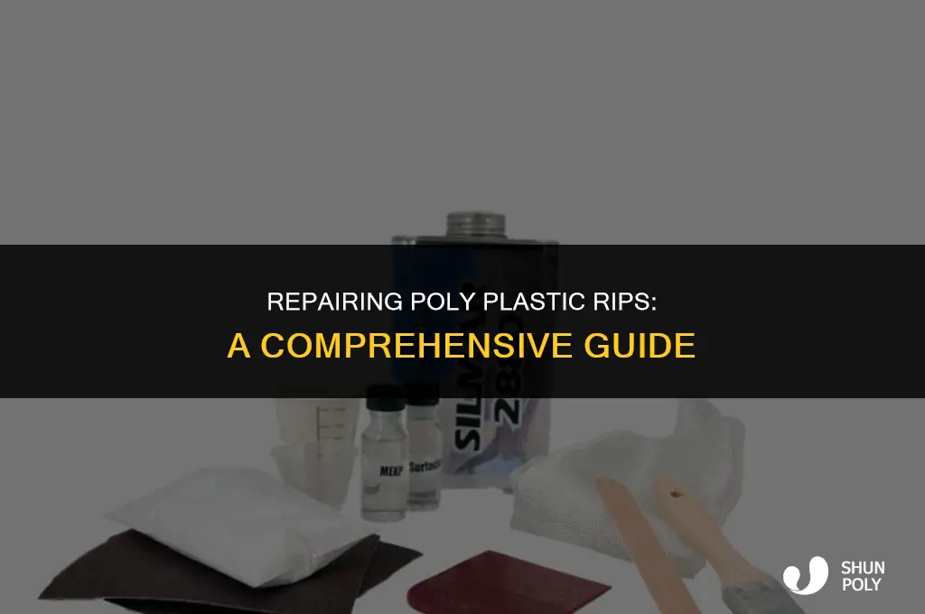 how to fix poly plastic rips