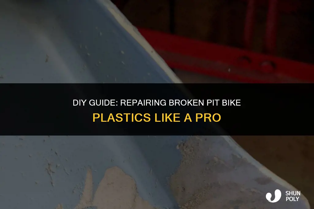 how to fix proken pitbike plastic