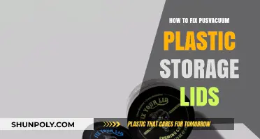 Reviving Your PUSVacuum Lids: A Simple Fix for Plastic Storage Woes