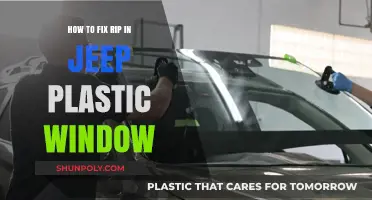 Quick Fix: Repairing Rips in Jeep Plastic Windows
