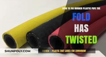 DIY Guide: Untwisting and Repairing Rubber Plastic Pipes