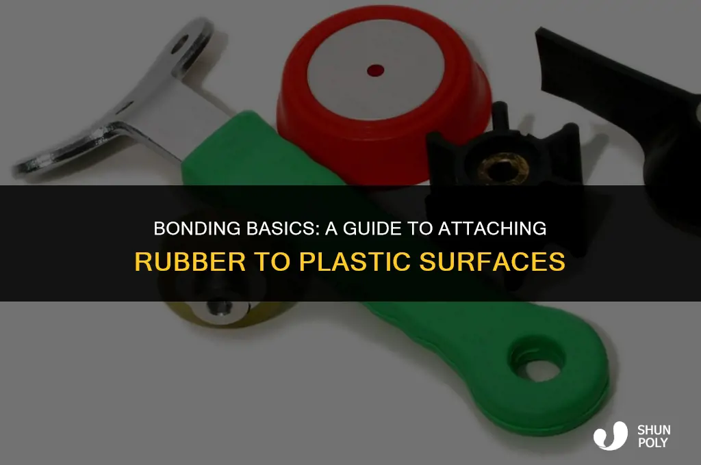 how to fix rubber to plastic