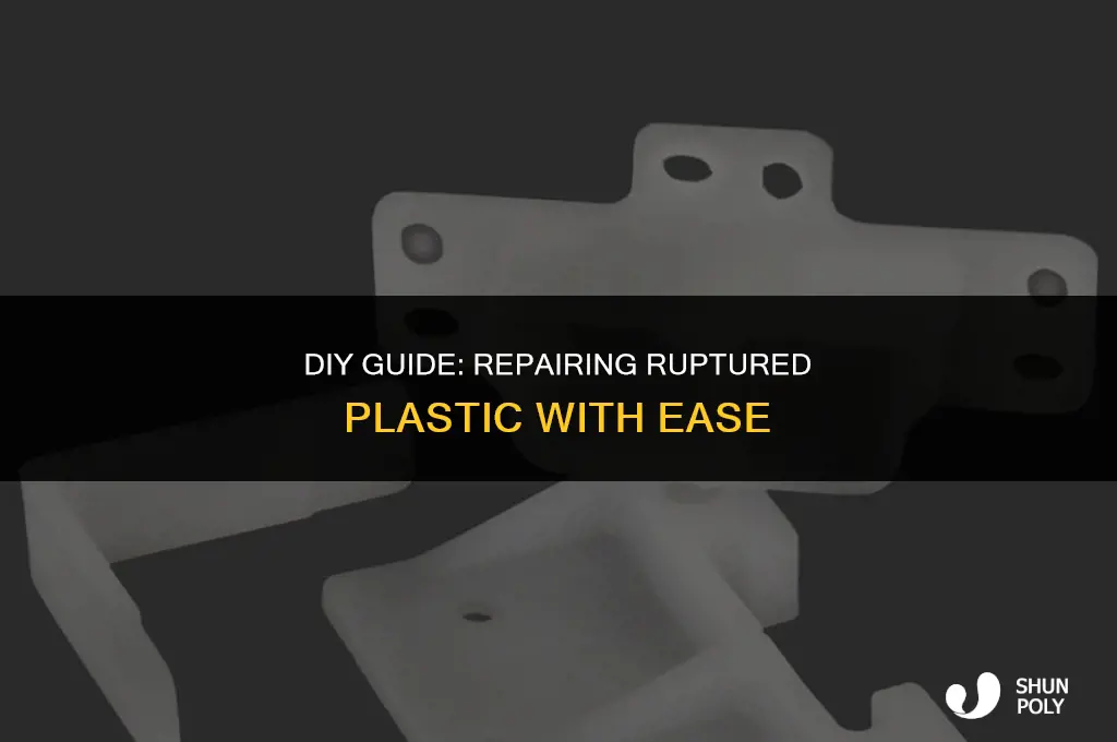 how to fix rupper to plastic