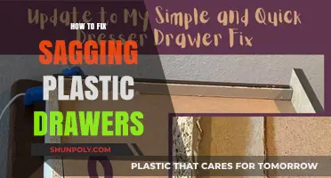 Revive Your Storage: A Simple Guide to Fixing Sagging Plastic Drawers