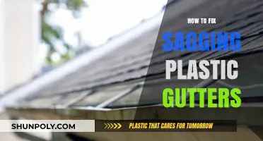 Revive Your Home's Drainage: A Guide to Fixing Sagging Plastic Gutters