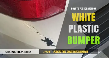 Easy DIY Guide: Repairing Scratches on White Plastic Bumpers