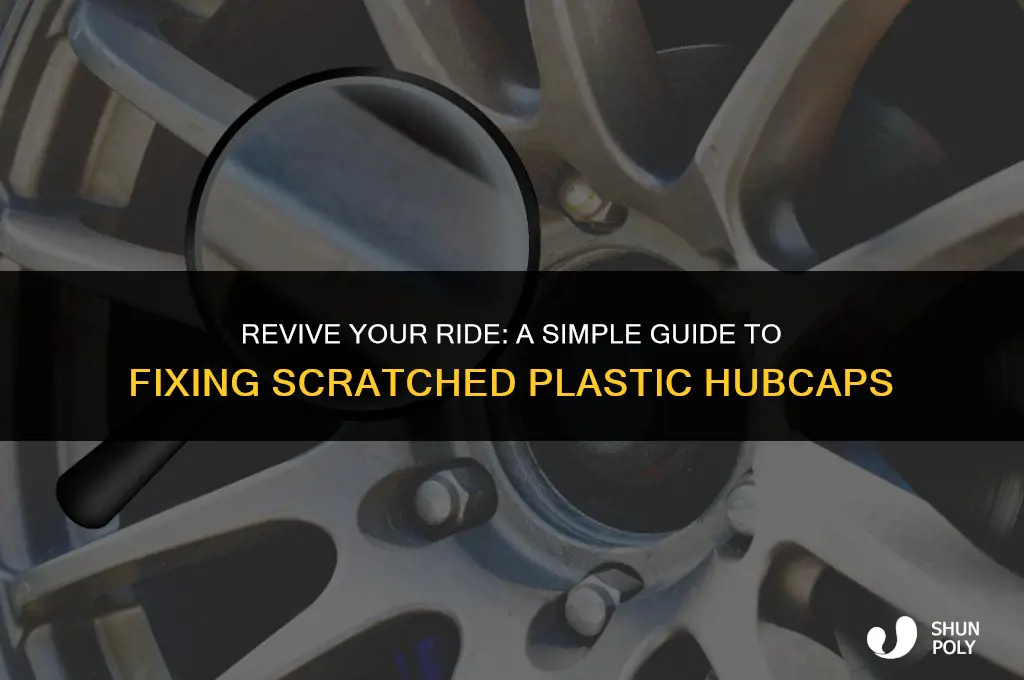 how to fix scratched plastic hubcaps