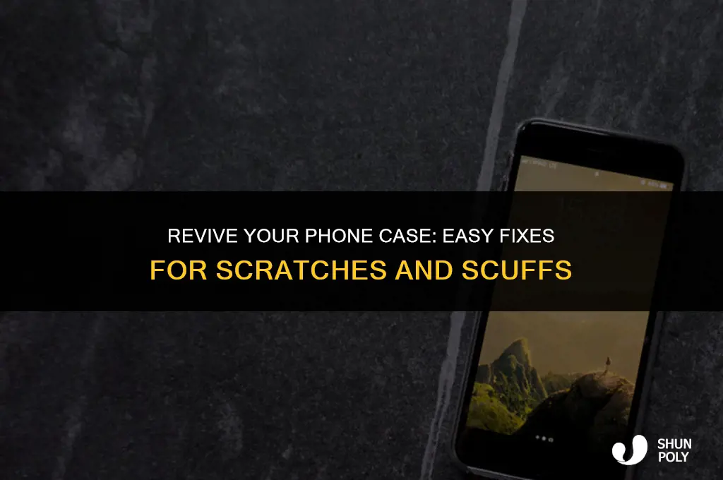 how to fix scratched plastic phone case