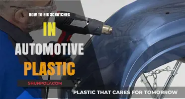 Automotive Plastic Repair: A Comprehensive Guide to Fixing Scratches