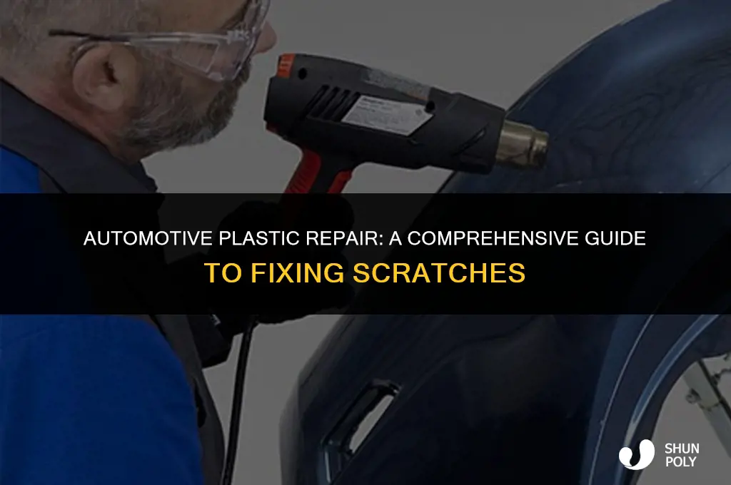 how to fix scratches in automotive plastic
