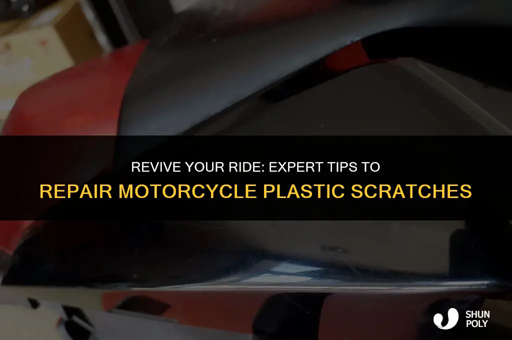 how to fix scratches on motorcycle plastic
