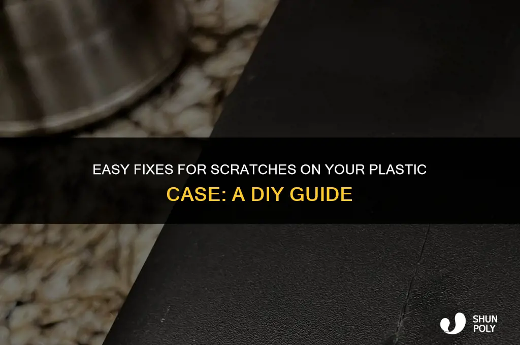 how to fix scratches on plastic case
