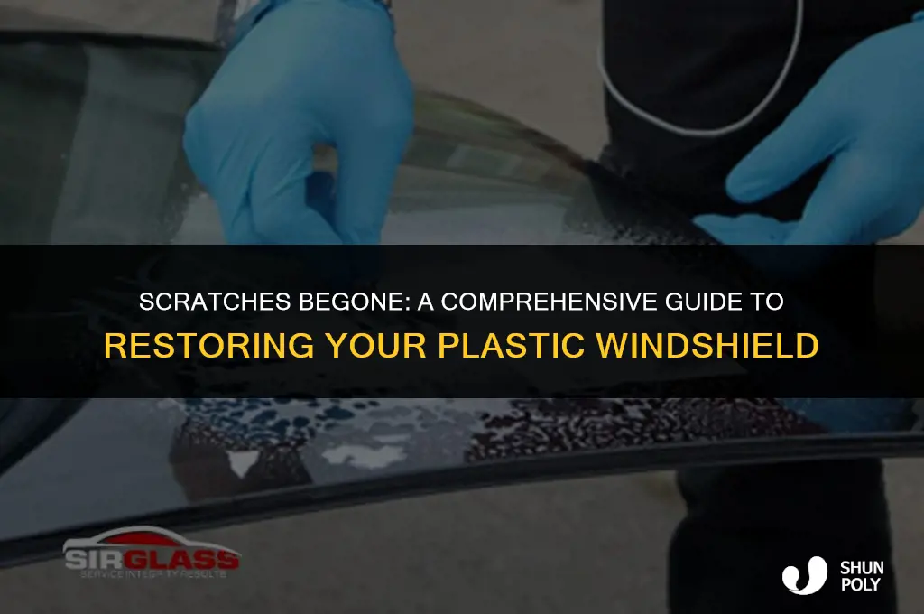 how to fix scratches on plastic windshield