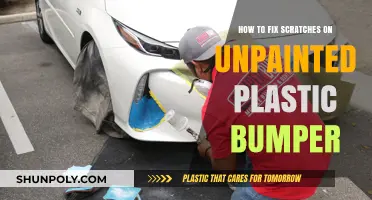DIY Guide: Repairing Scratches on Unpainted Plastic Bumpers