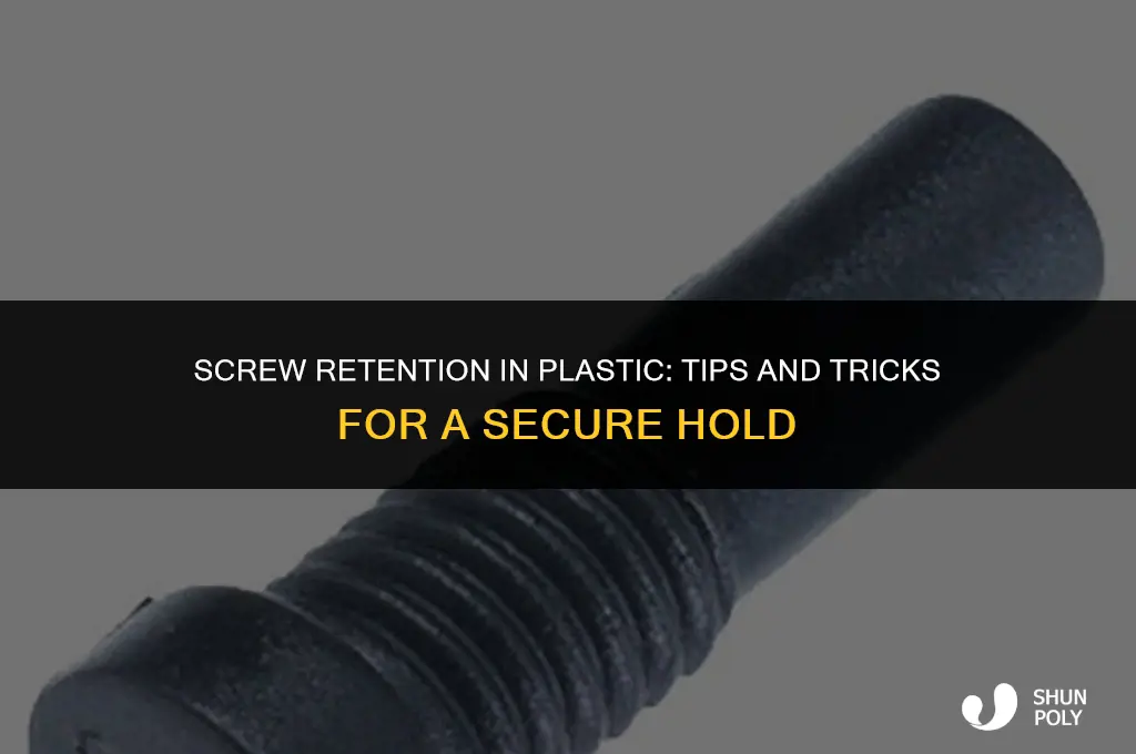 how to fix screws not holding into plastic