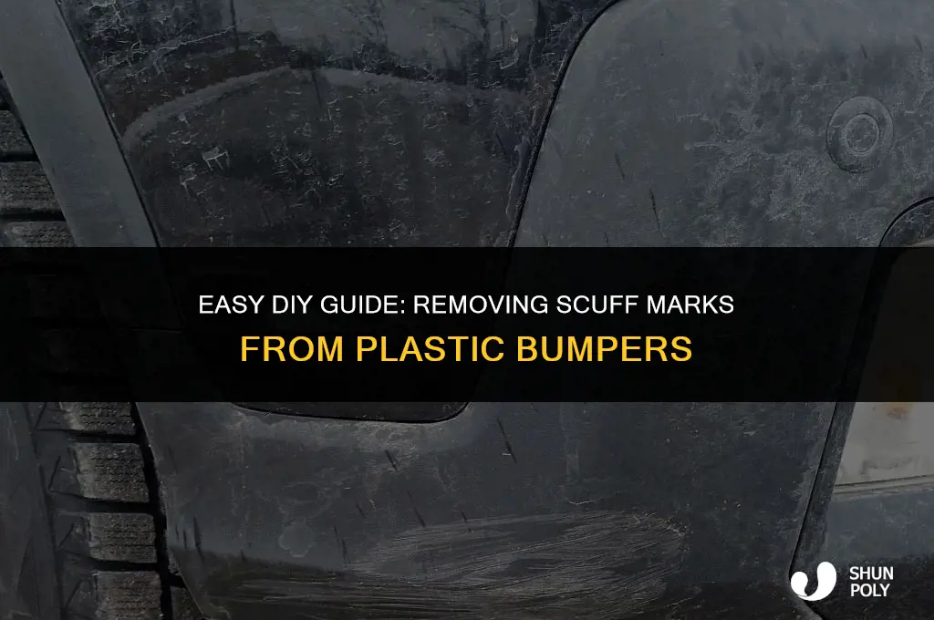 how to fix scuff marks on a plastic bumper