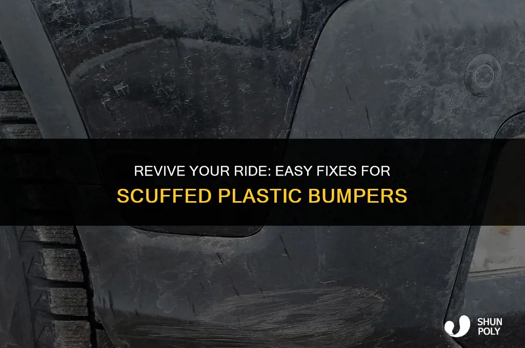 how to fix scuffed plastic bumper