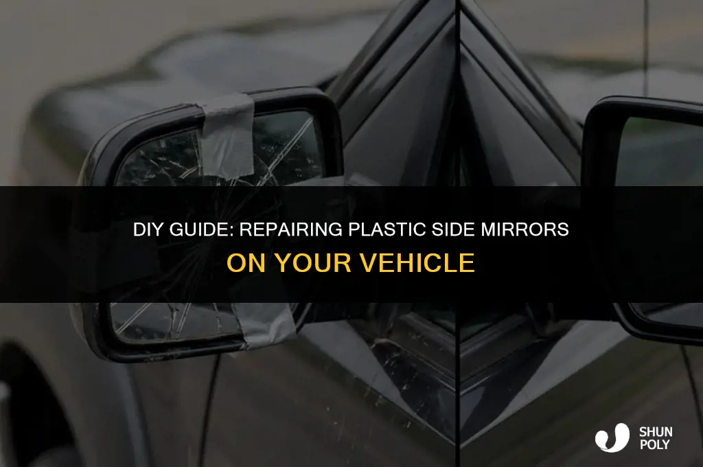 how to fix side mirror plastic