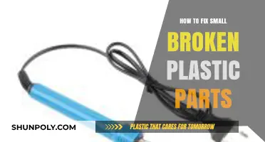 DIY Repair Guide: Fixing Small Broken Plastic Parts