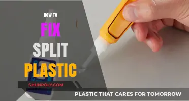 Mending Broken Bonds: A Guide to Fixing Split Plastic