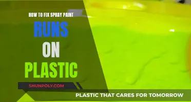 Fixing Spray Paint Runs: Smooth Plastic Finishes