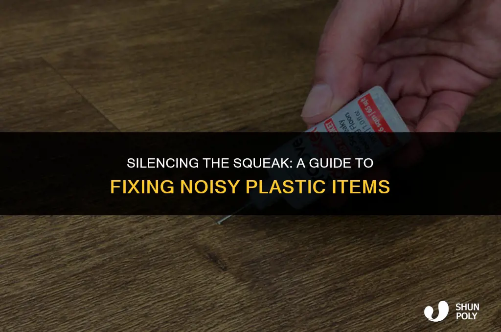 how to fix squeaky plastic