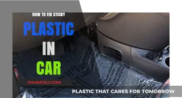Solving the Sticky Plastic Puzzle in Your Car: A Comprehensive Guide