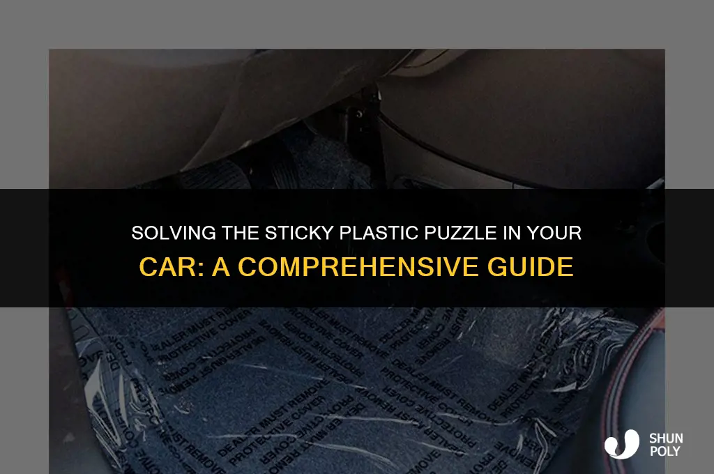 how to fix sticky plastic in car