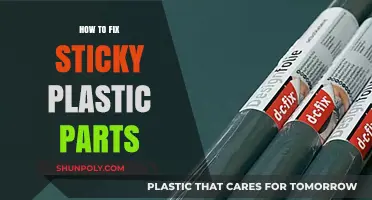Solving the Sticky Situation: A Guide to Fixing Plastic Parts