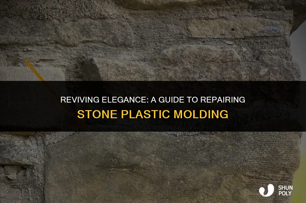 how to fix stone plastic molding