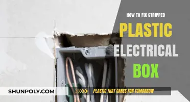 DIY Guide: Repairing Stripped Plastic Electrical Boxes