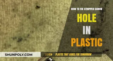 Easy DIY: Repairing Stripped Screw Holes in Plastic Items