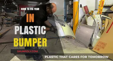 DIY Guide: Repairing Tears in Plastic Car Bumpers