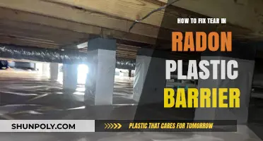 Effective Solutions to Repair Tears in Radon Plastic Barriers