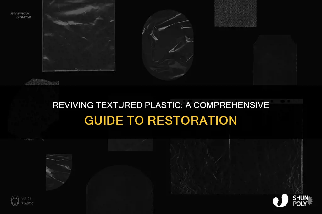 how to fix textured plastic