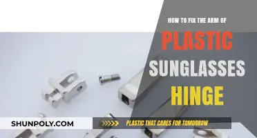 DIY Repair: Fixing the Hinge of Plastic Sunglasses Arms